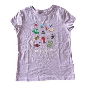 Polo Ralph Lauren Girl's T-Shirt Winter Theme Purple